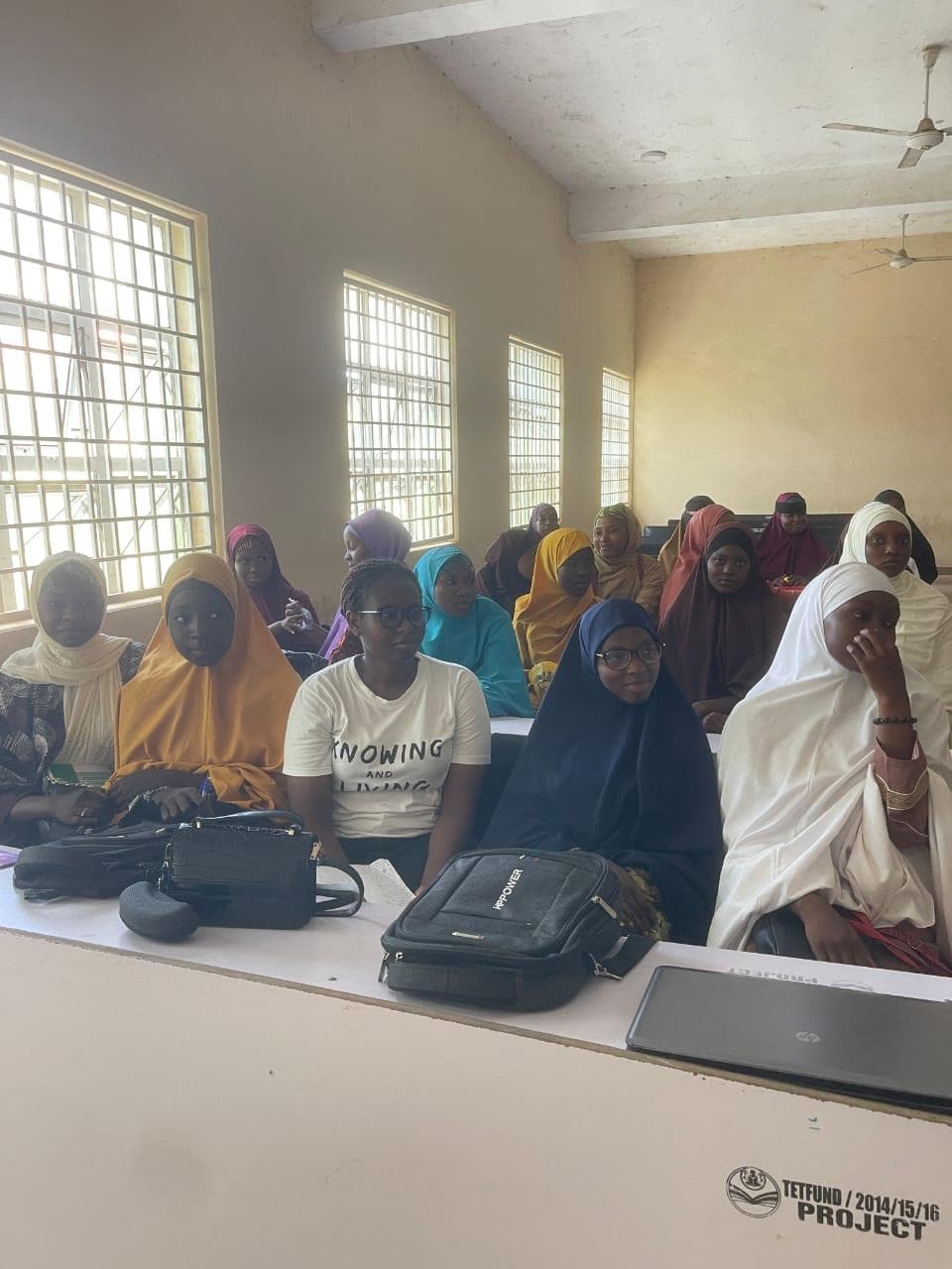 Participants in a TRF environmental education session